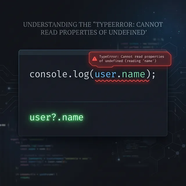 JavaScript TypeError: Cannot read properties of undefined